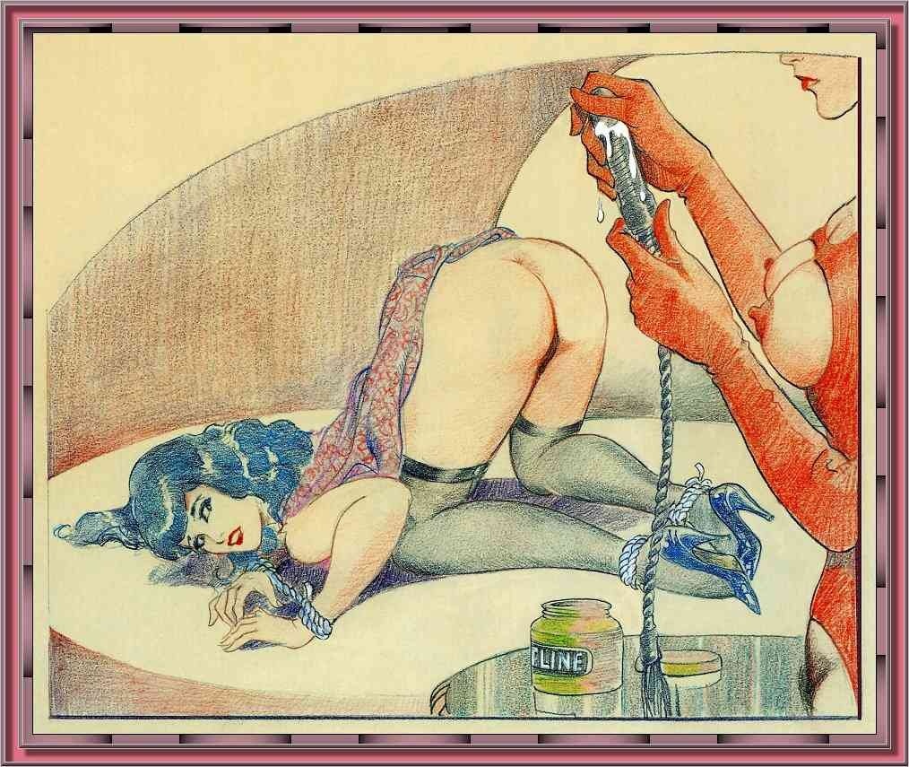 Эротическая клизма ретро