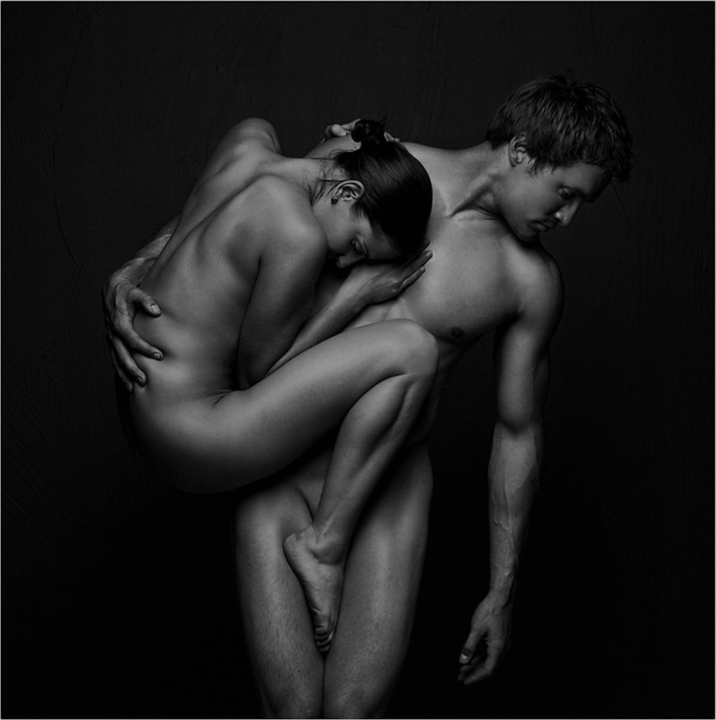 Голые пары Студийное фото