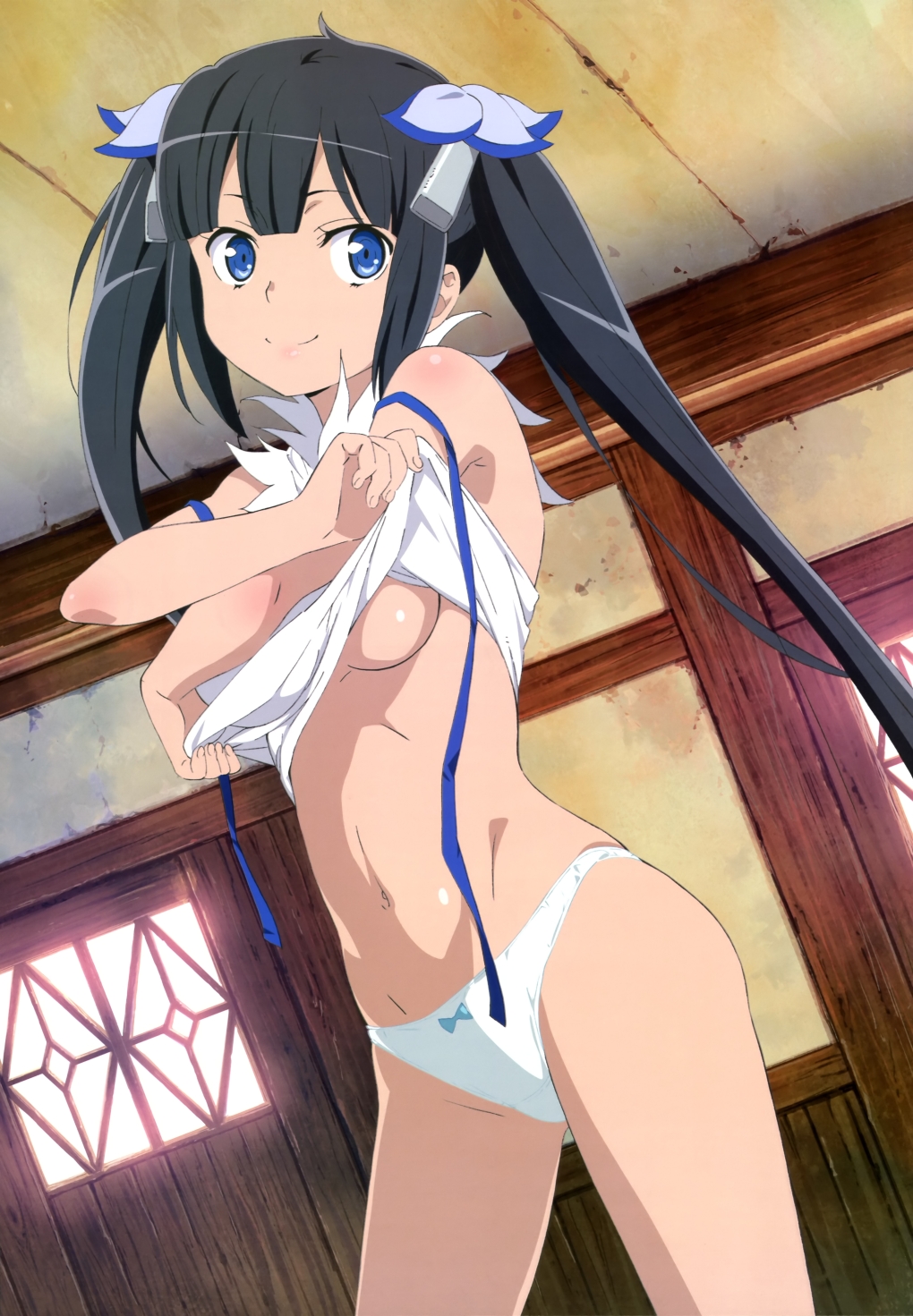 Гестия Danmachi аниме голая