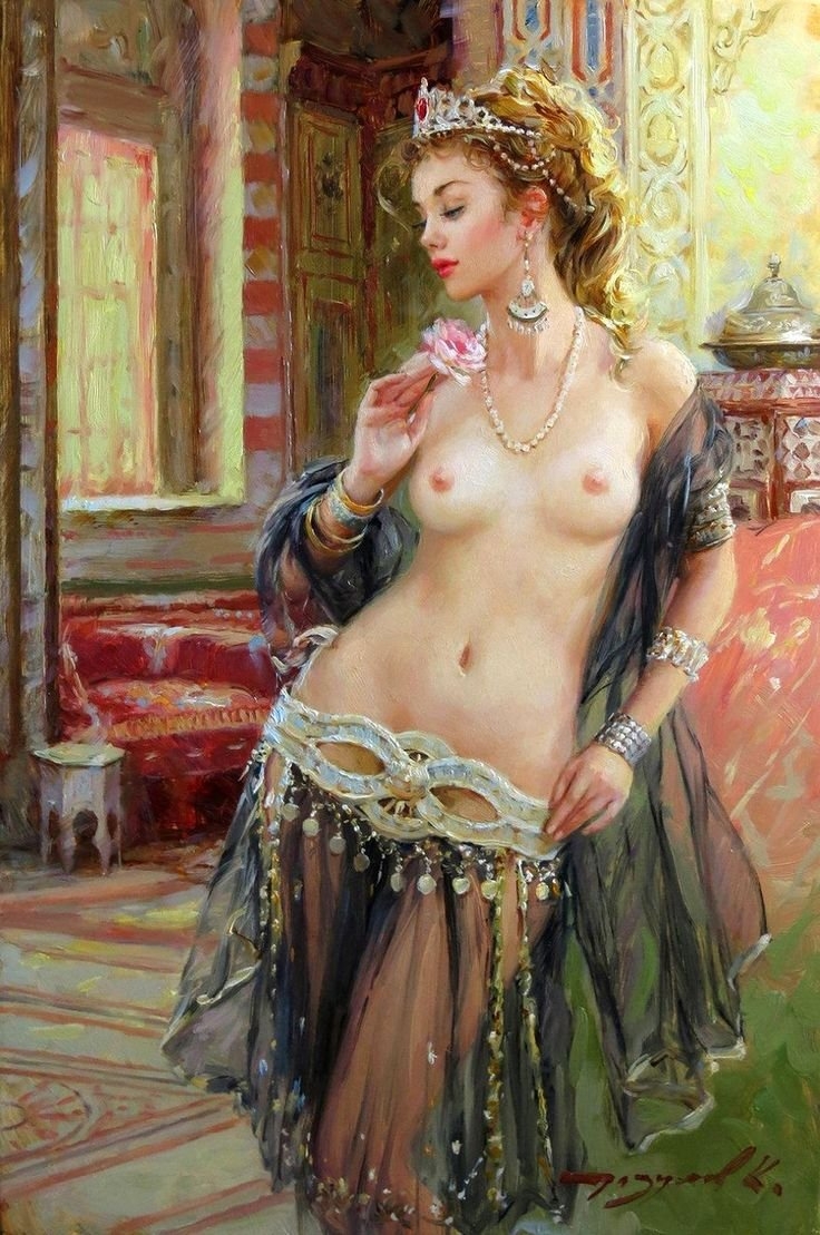 Картина Кустодиева русская Венера